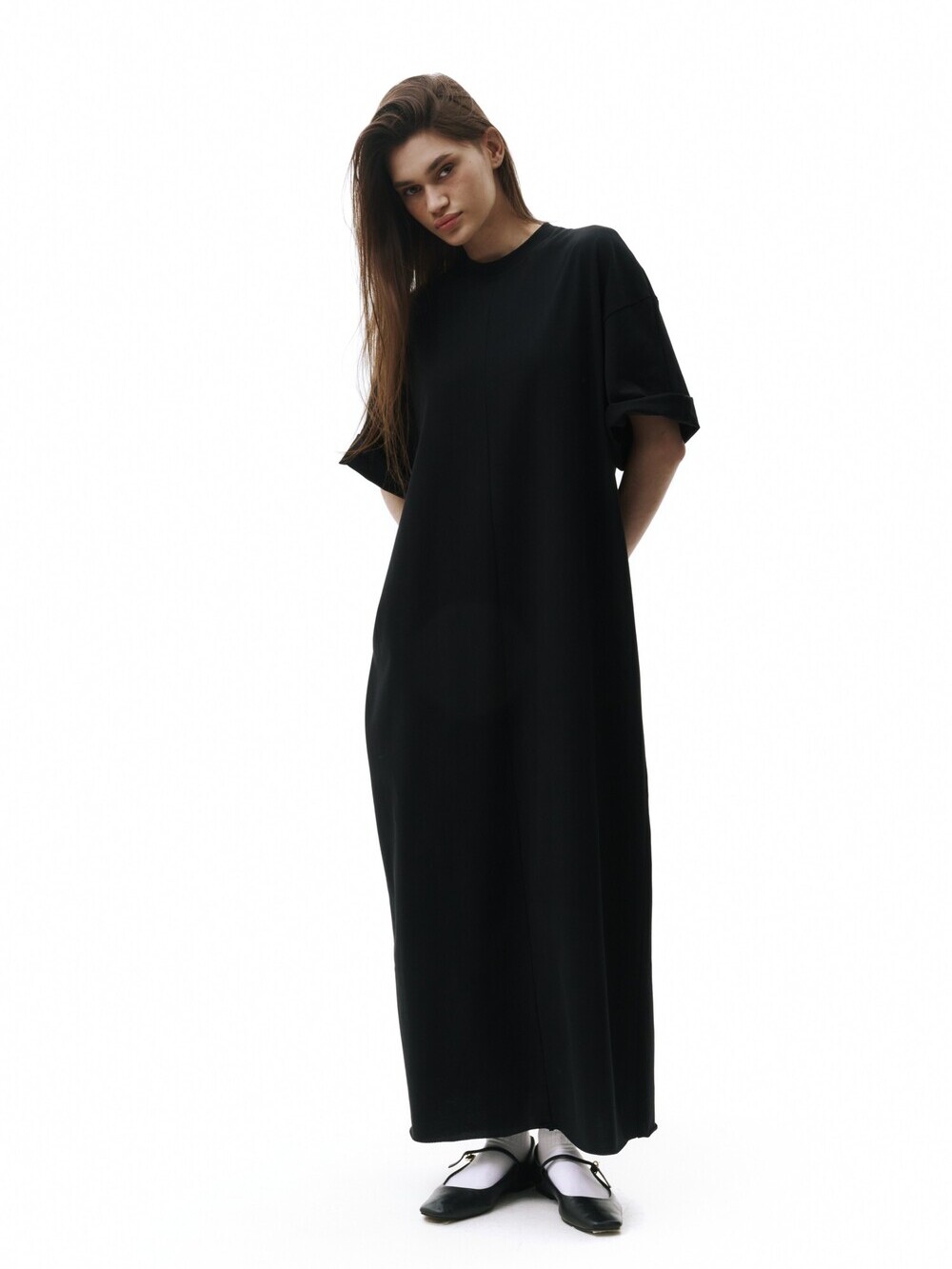 T-shirt dress black