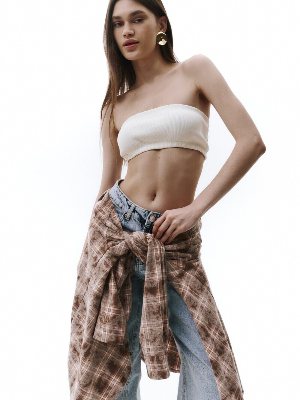 Milky bandeau top