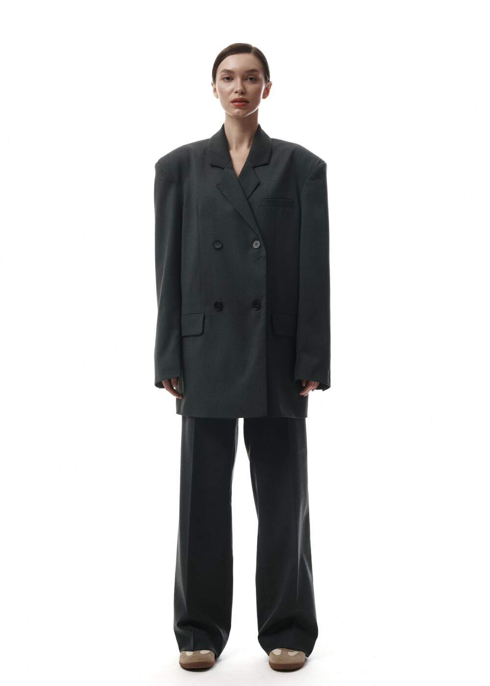 Wool jacket grey