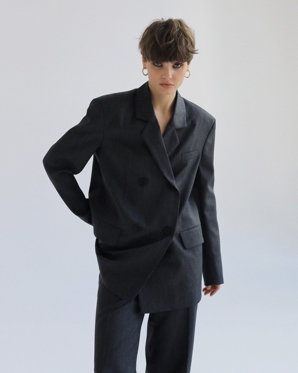 Wool jacket grey