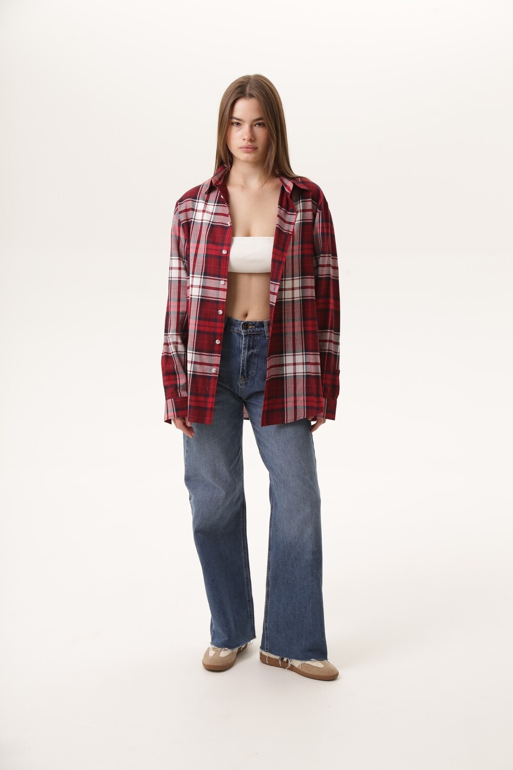 Red checkered shirt