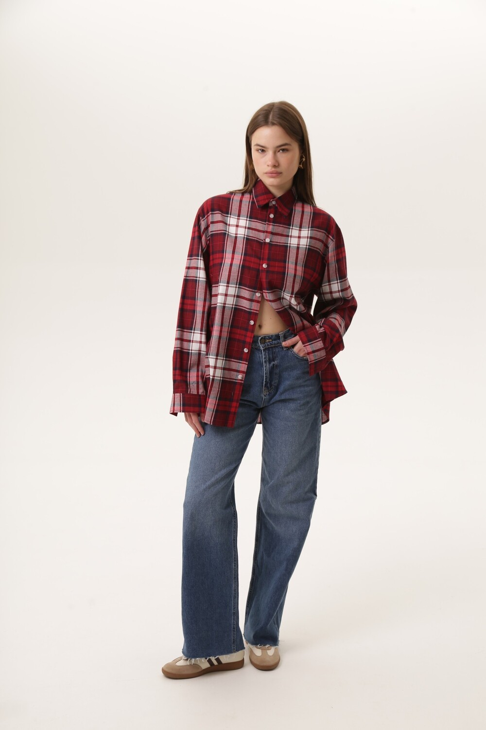 Red checkered shirt