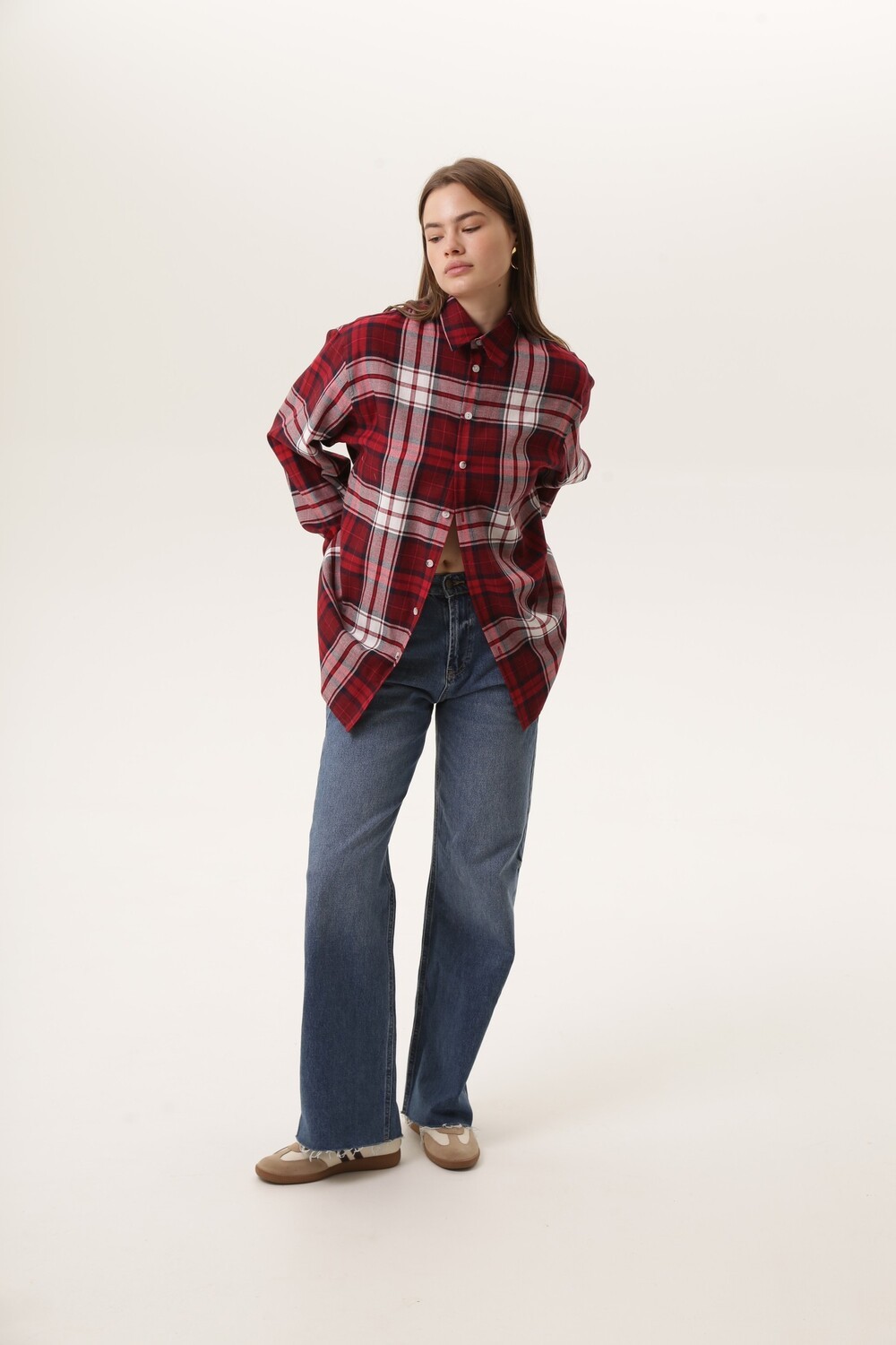 Red checkered shirt