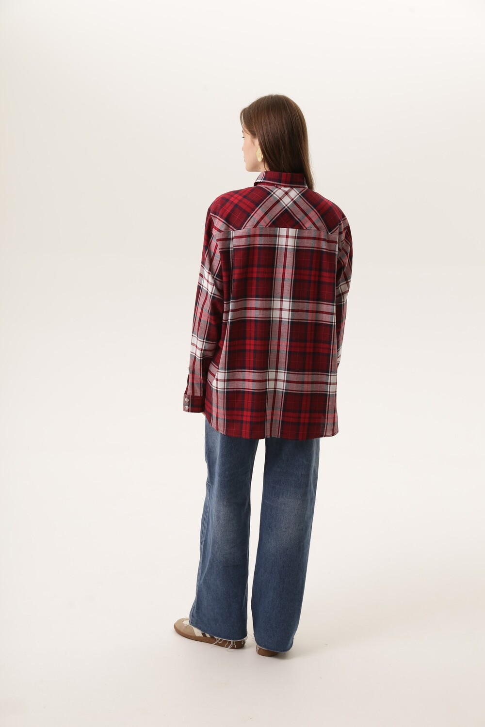 Red checkered shirt