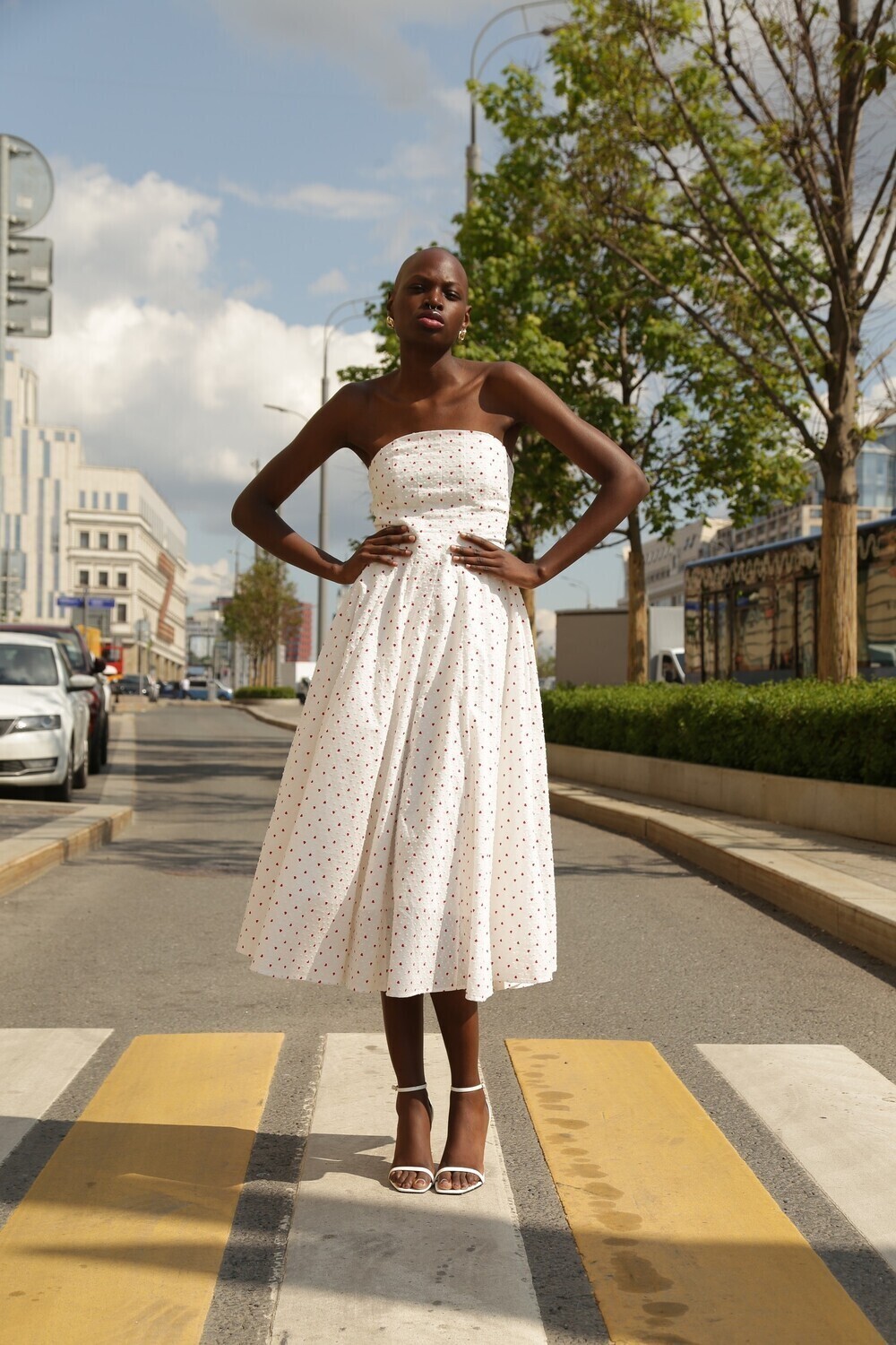 Dress with hearts