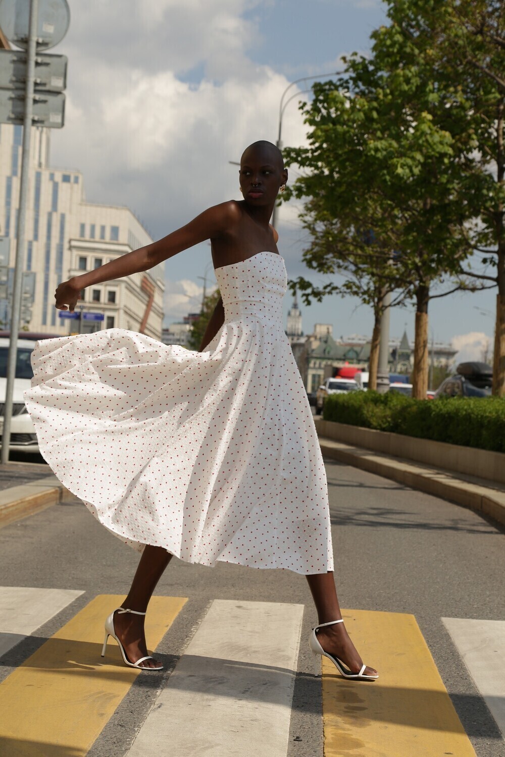 Dress with hearts