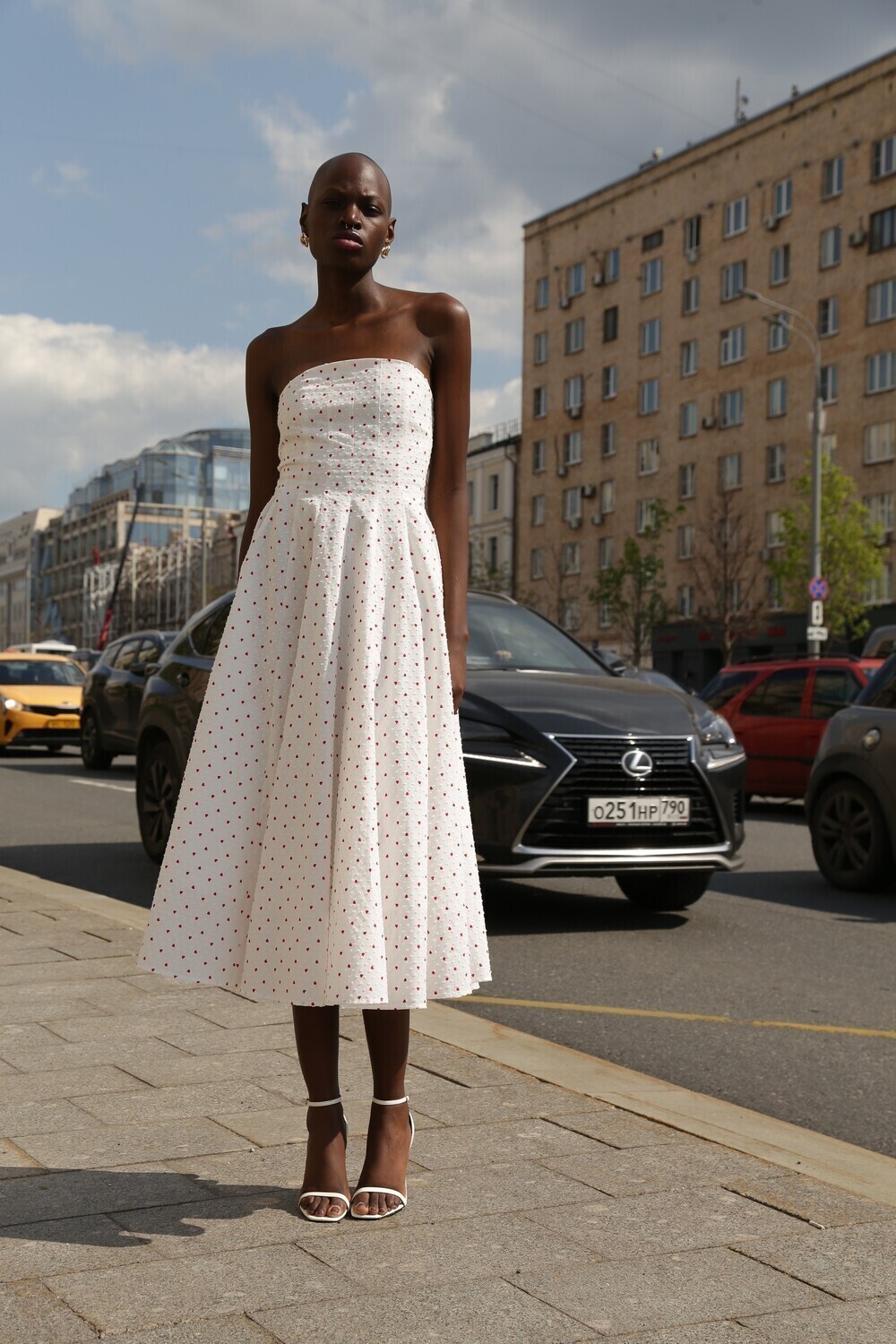 Dress with hearts