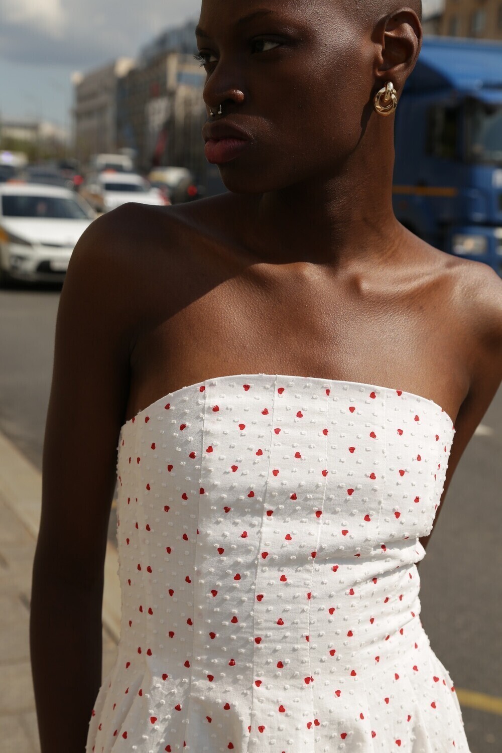 Dress with hearts