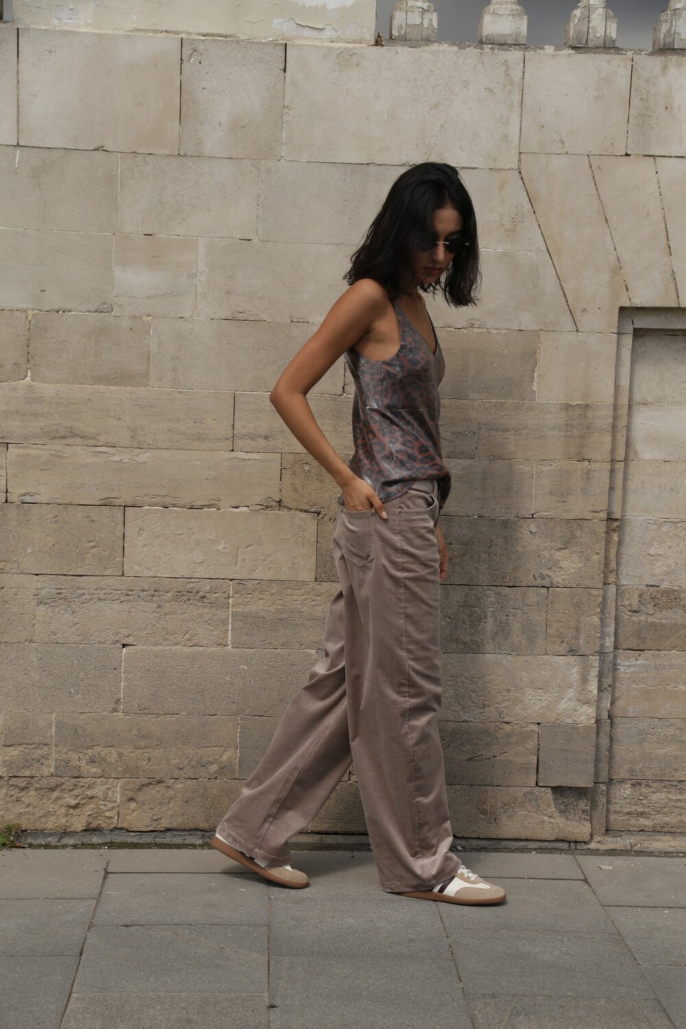 Velvet trousers