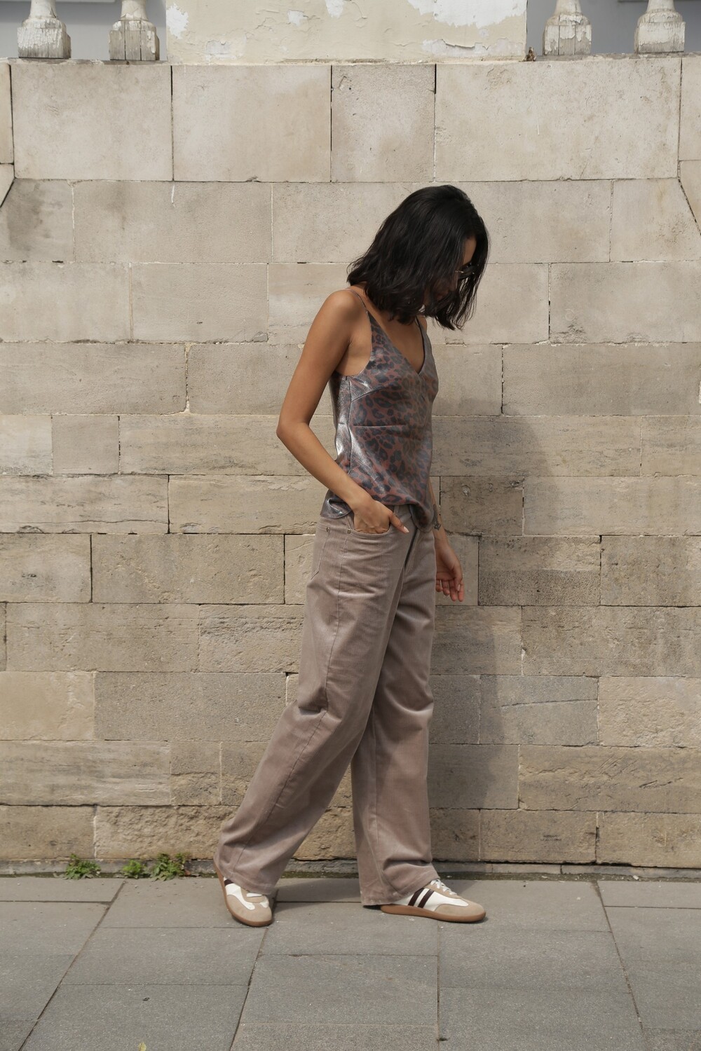 Velvet trousers