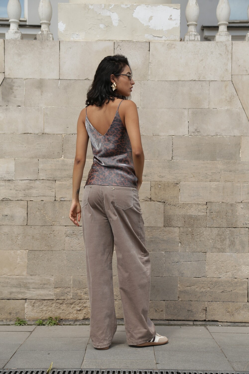 Velvet trousers