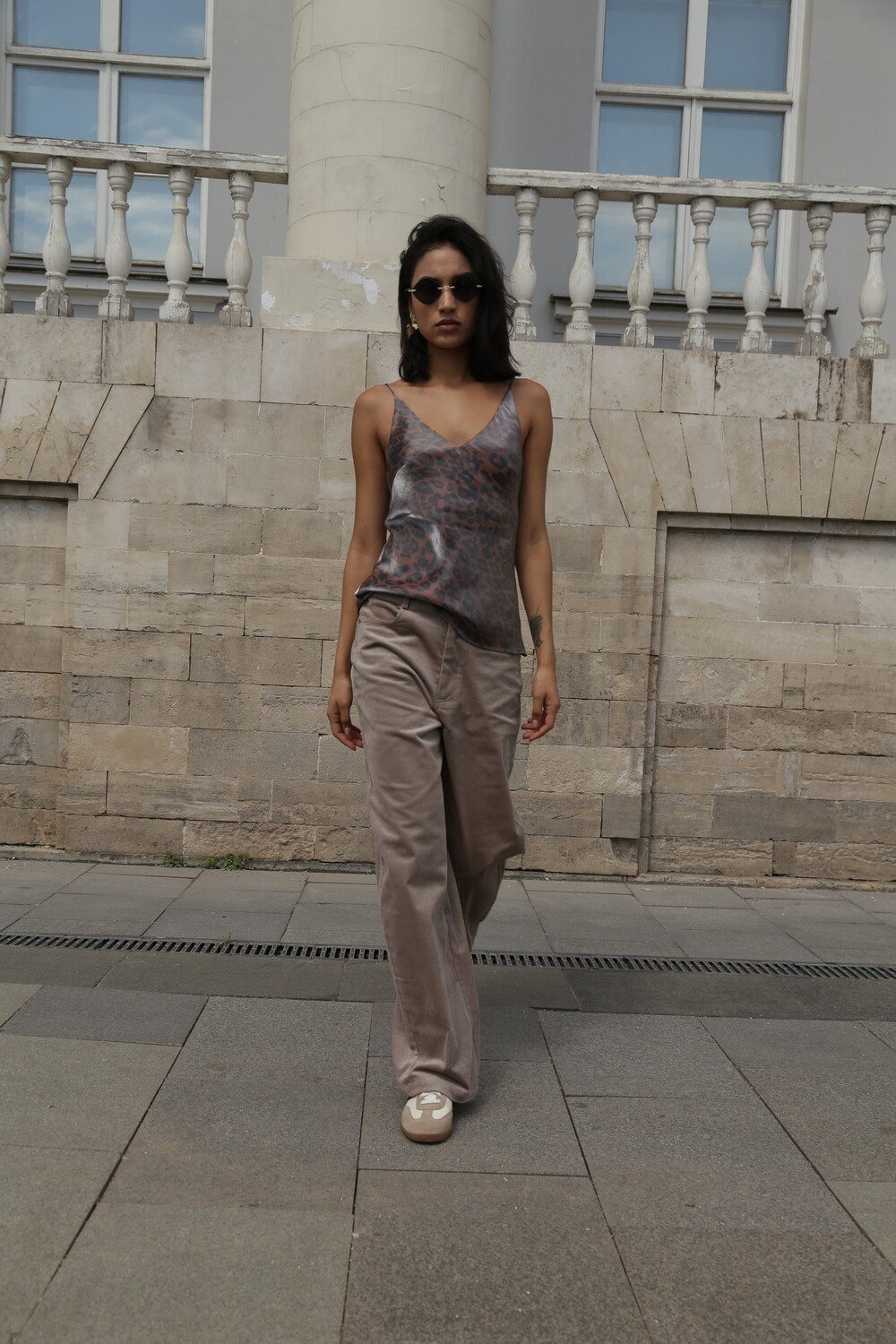 Velvet trousers