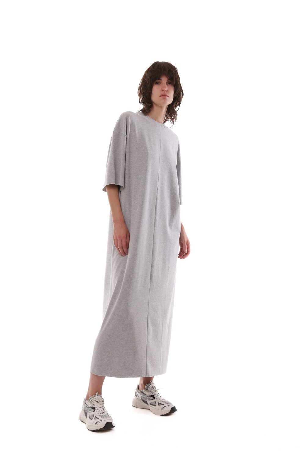 T-shirt dress grey