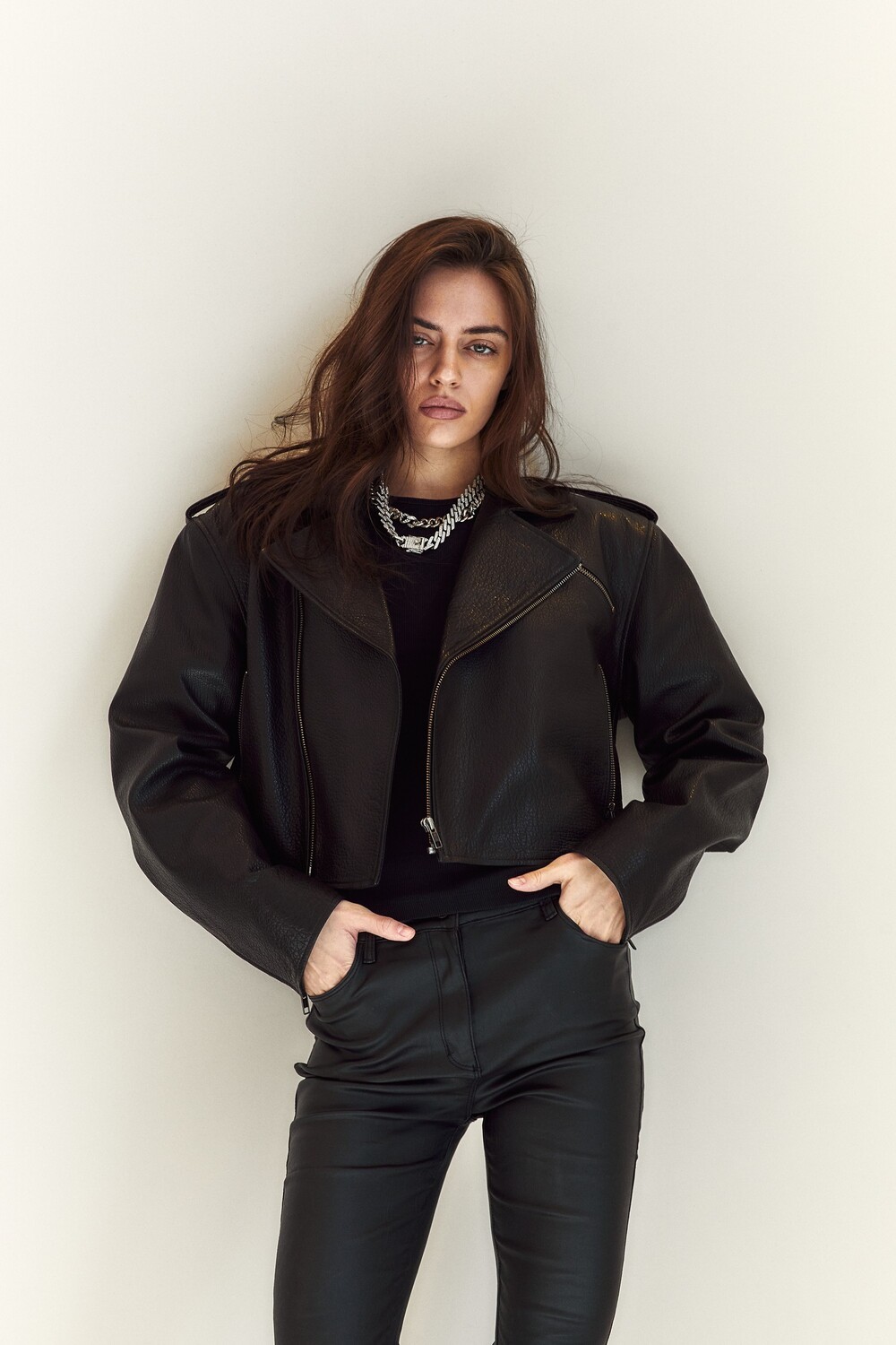 Genuine leather jacket