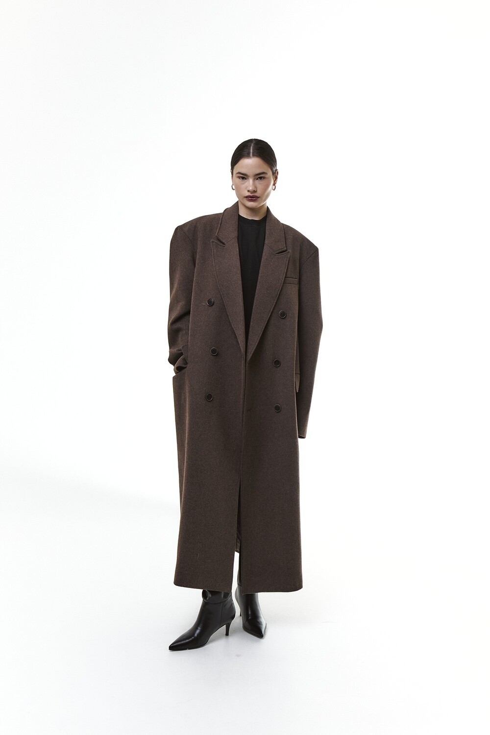 Grandfather's coat in tobacco color